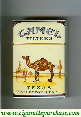 Camel Collectors Pack Texas Filters cigarettes hard box